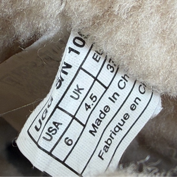 UGG Chestnut Brown Leather Mid-Calf Boots with Whipstitch - Picture 10 of 10